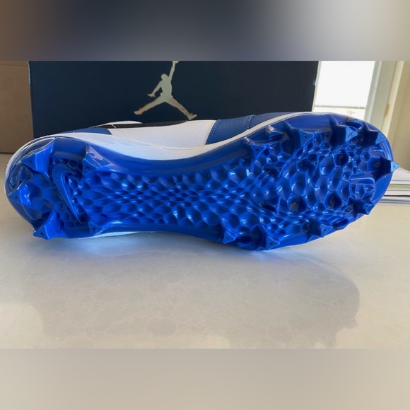 RARE Blue Jordan Mid TD 1 Football Cleats Size 14 - Picture 7 of 8